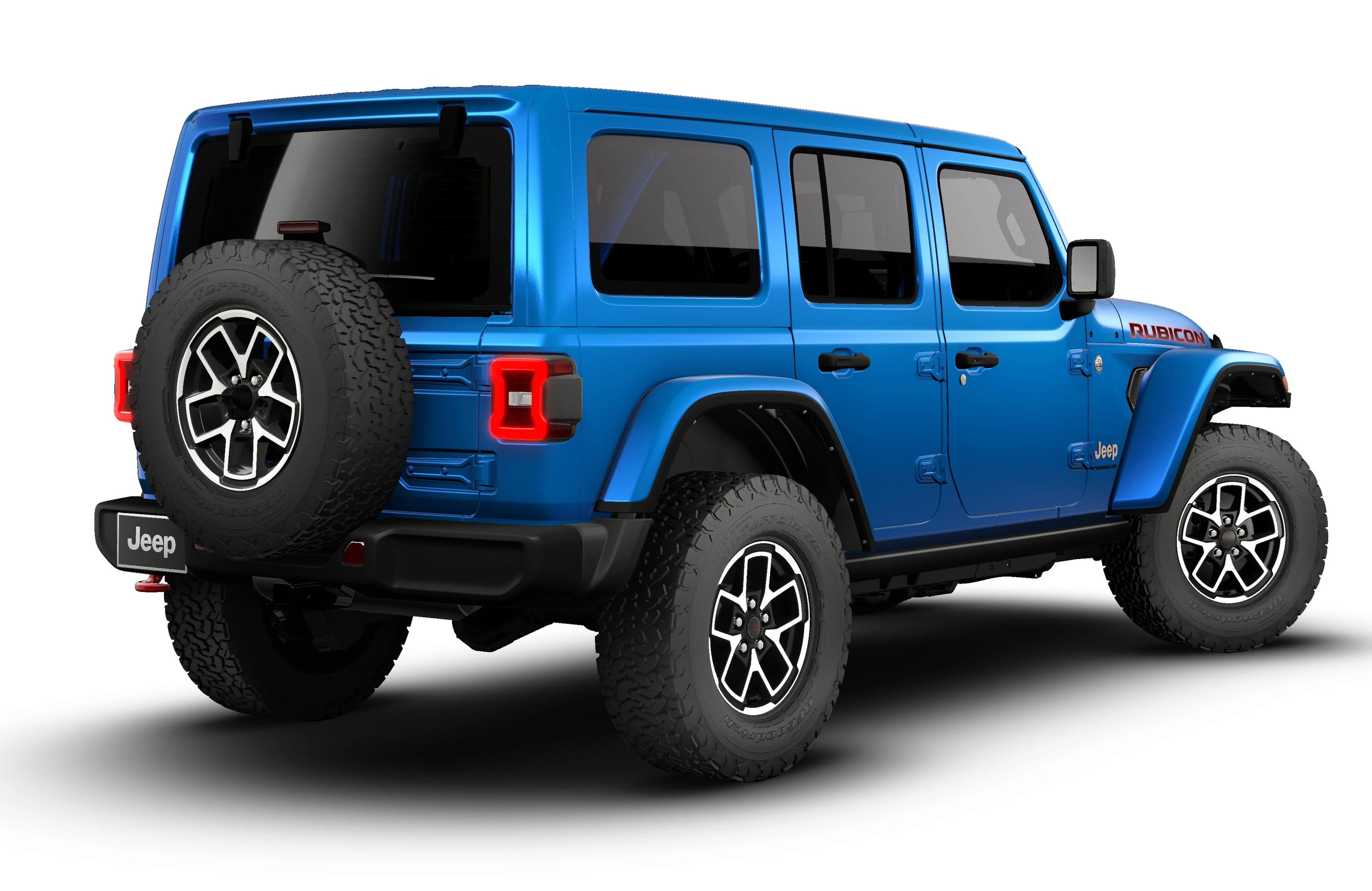 New 2026 Hydro Blue Pearlcoat Jeep Rubicon image 2