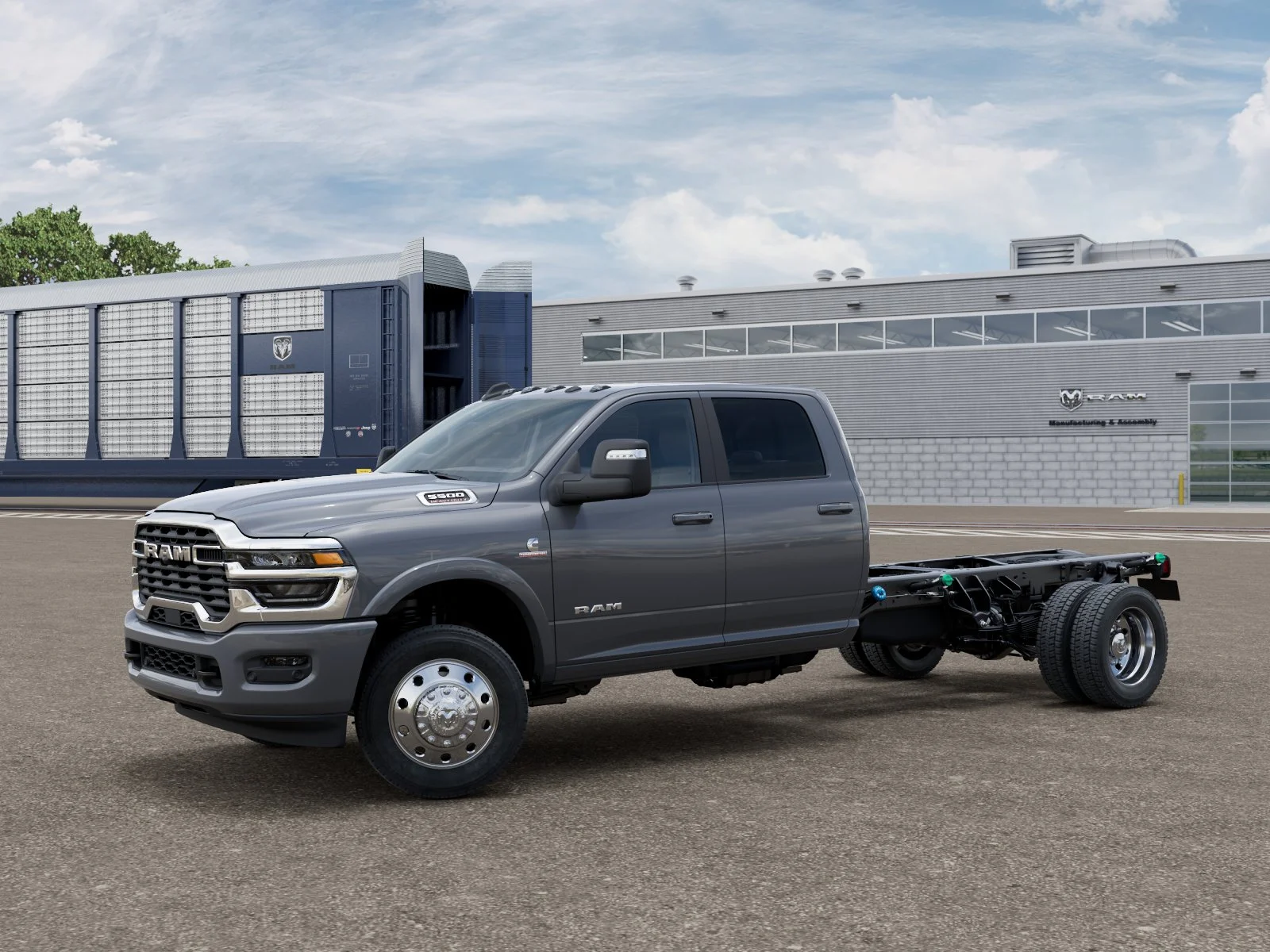 New 2026 Ceramic Gray Clear-Coat Exterior Paint RAM TRADESMAN image 2