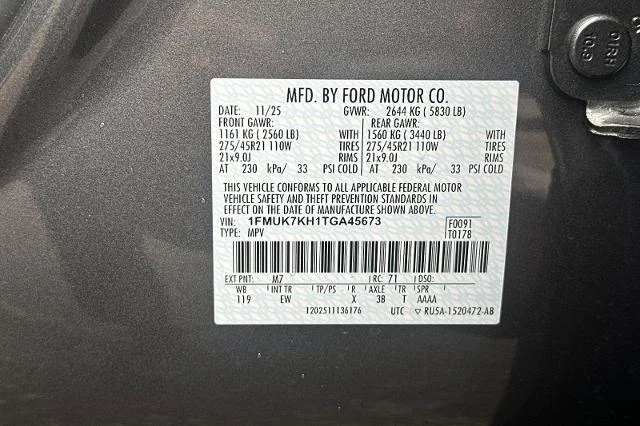New 2026 Carbonized Gray Metallic Ford ST-Line image 50