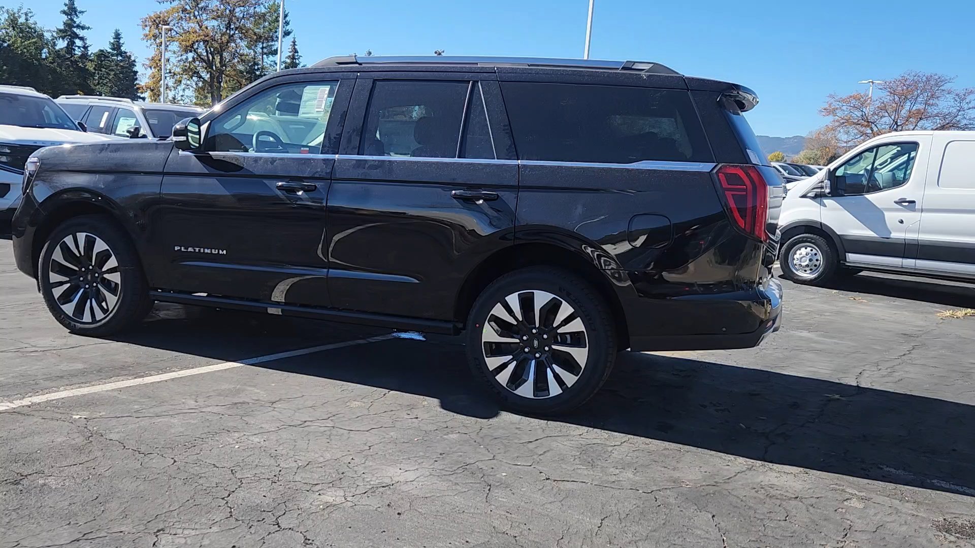 New 2025 Agate Black Metallic Ford Platinum image 4
