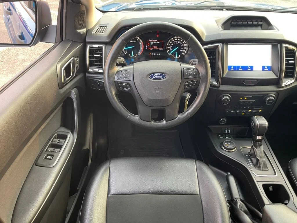 Certified Used 2021 Velocity Blue Metallic Ford XLT image 2