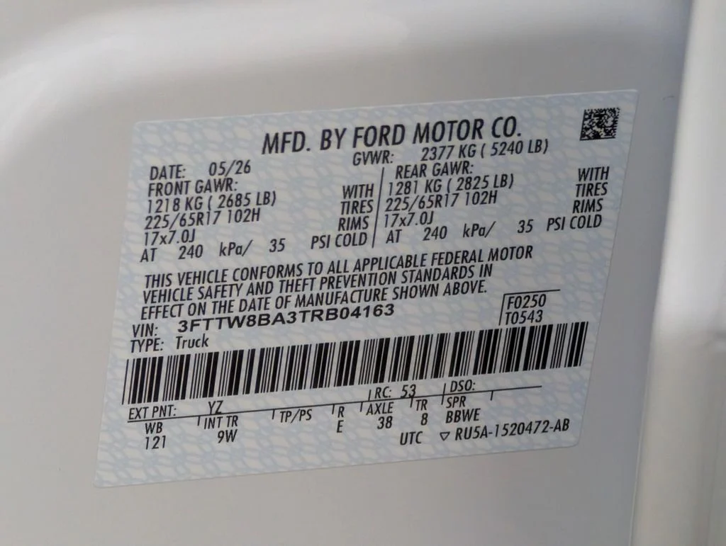 New 2026 Oxford White Ford XL image 20