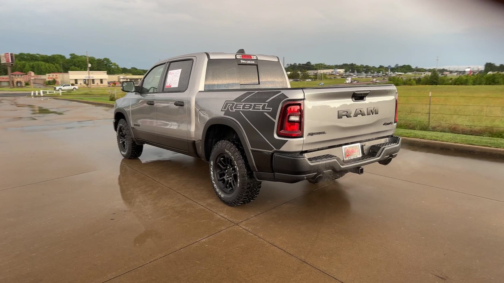Used 2025 Billet Silver Metallic Clearcoat Ram Rebel image 6