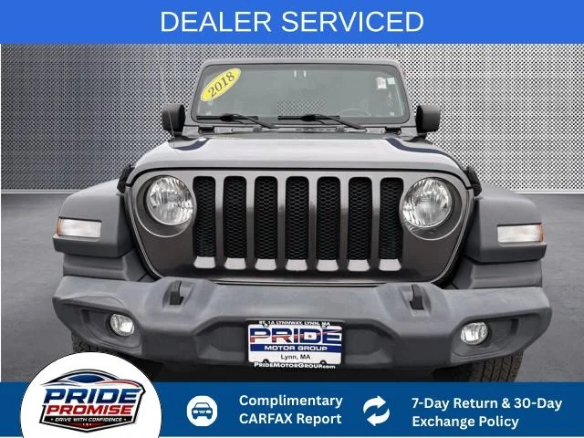 Used 2018 Gray Jeep Unlimited Sport S image 10