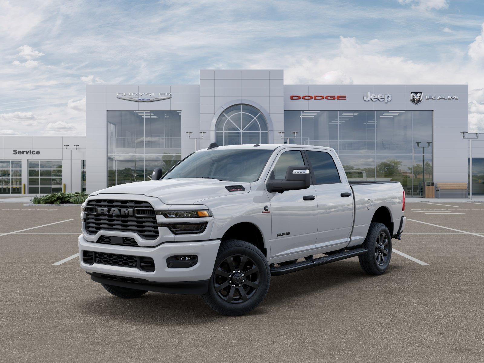 New 2026 Bright White Clear-Coat Exterior Paint RAM Big Horn image 31