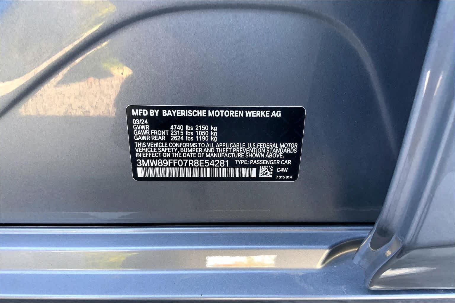 Certified Used 2024 Skyscraper Grey Metallic BMW 330i xDrive image 36