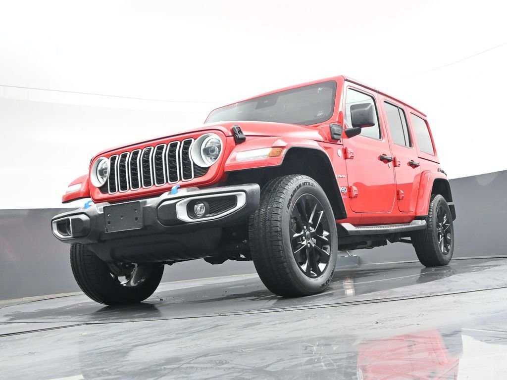 Used 2024 Red Jeep Sahara 4xe image 49