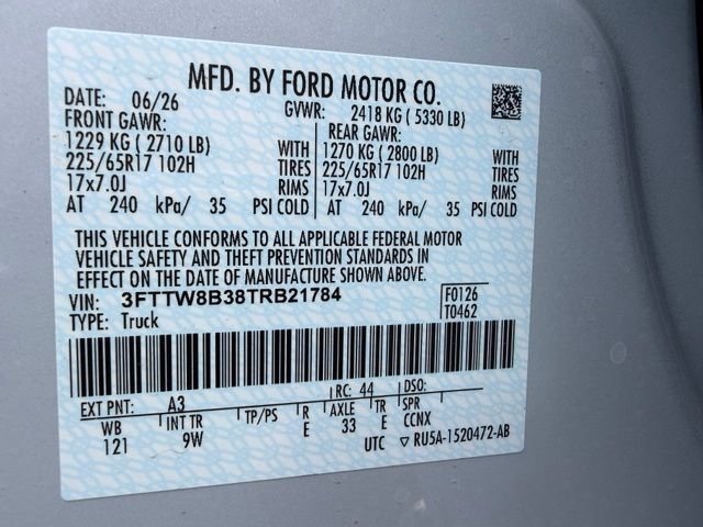 New 2026 Space White Metallic Ford XL image 46