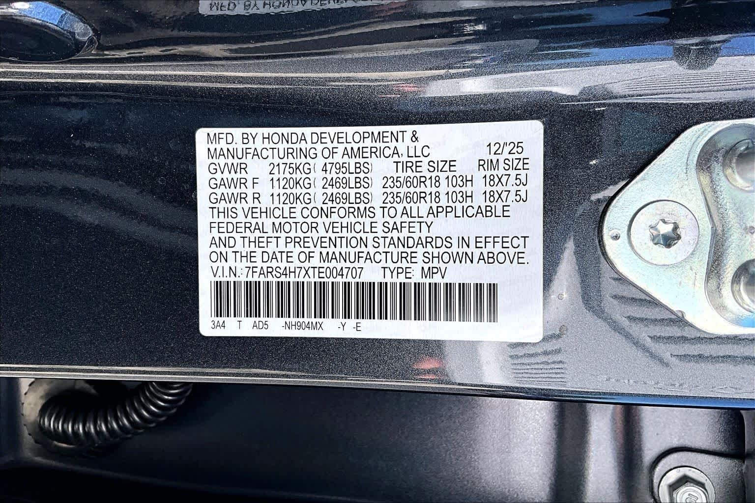 Used 2026 Meteorite Gray Metallic Honda EX-L image 33