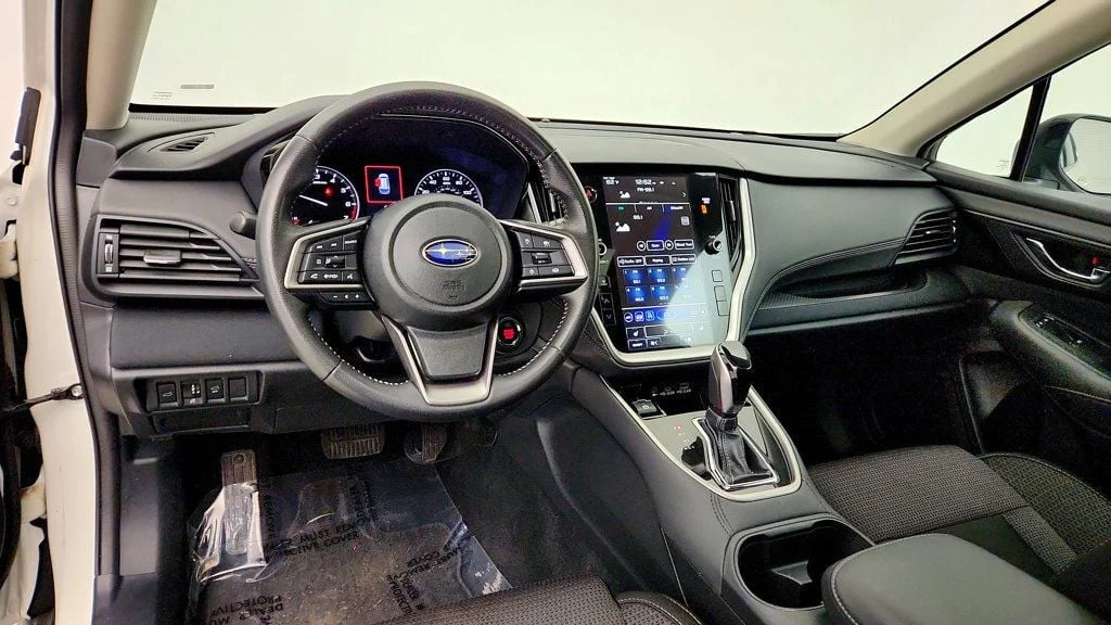 Used 2025 Crystal White Pearl Subaru Premium AWD w/ Moonroof, Navigation, Blind Spot & Keyless Start image 13
