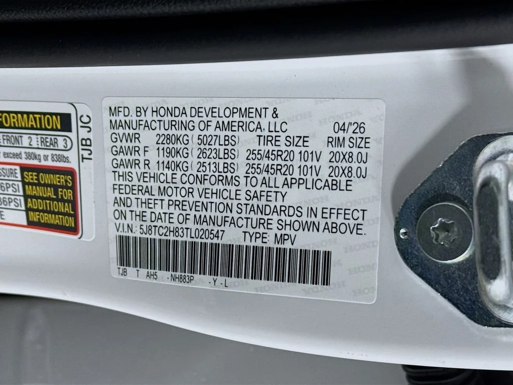 New 2026 Platinum White Pearl Acura A-Spec Advance Package image 33