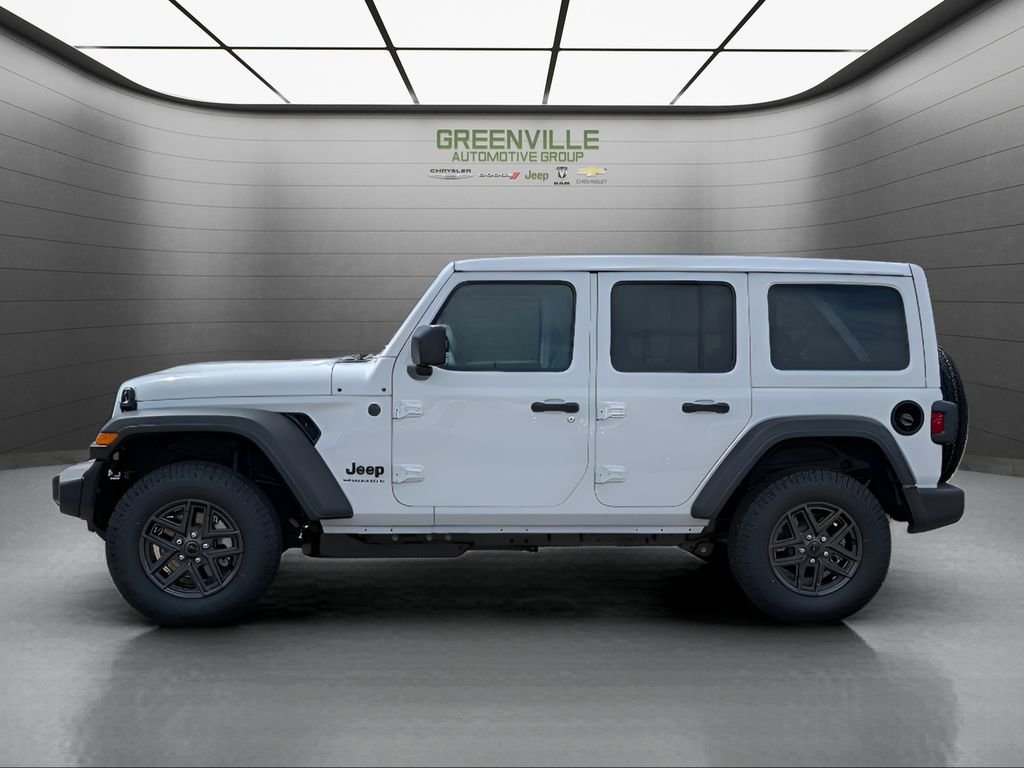 New 2026 Bright White Clear-Coat Exterior Paint Jeep Sport S image 2