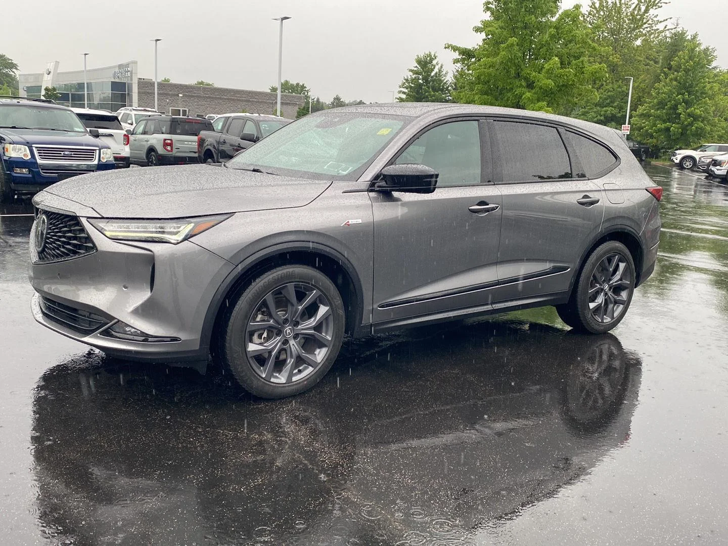 Used 2023 Liquid Carbon Metallic Acura SH-AWD w/A-SPEC image 7