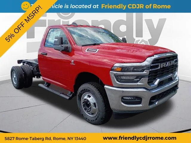 New 2026 Flame Red Clear-Coat Exterior Paint RAM Tradesman image 3