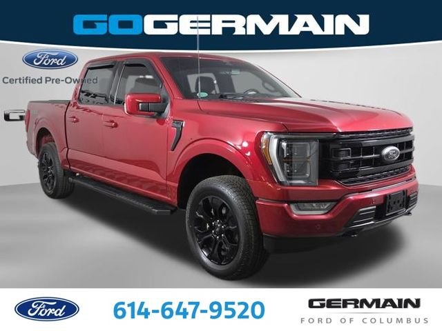Certified Used 2022 Rapid Red Metallic Tinted Clearcoat Ford Lariat image 4