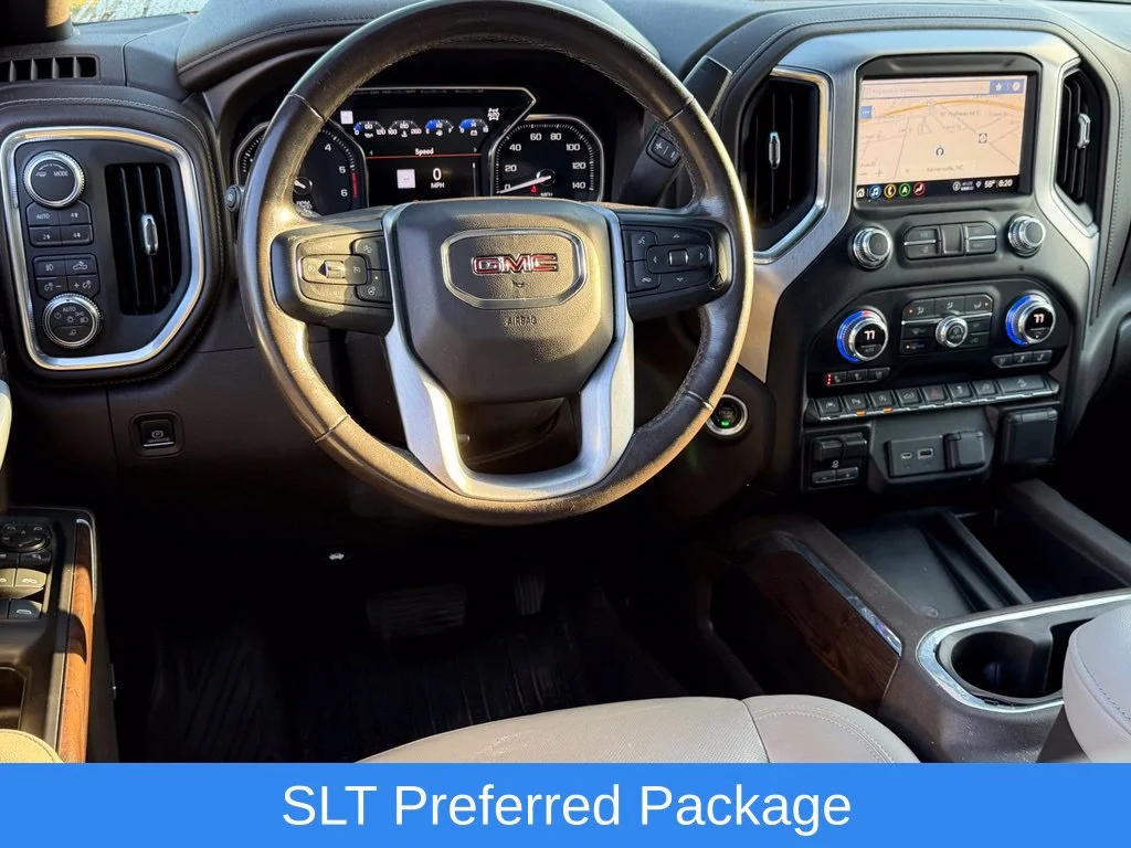 Used 2021 SATIN STEEL METALLIC GMC SLT image 15