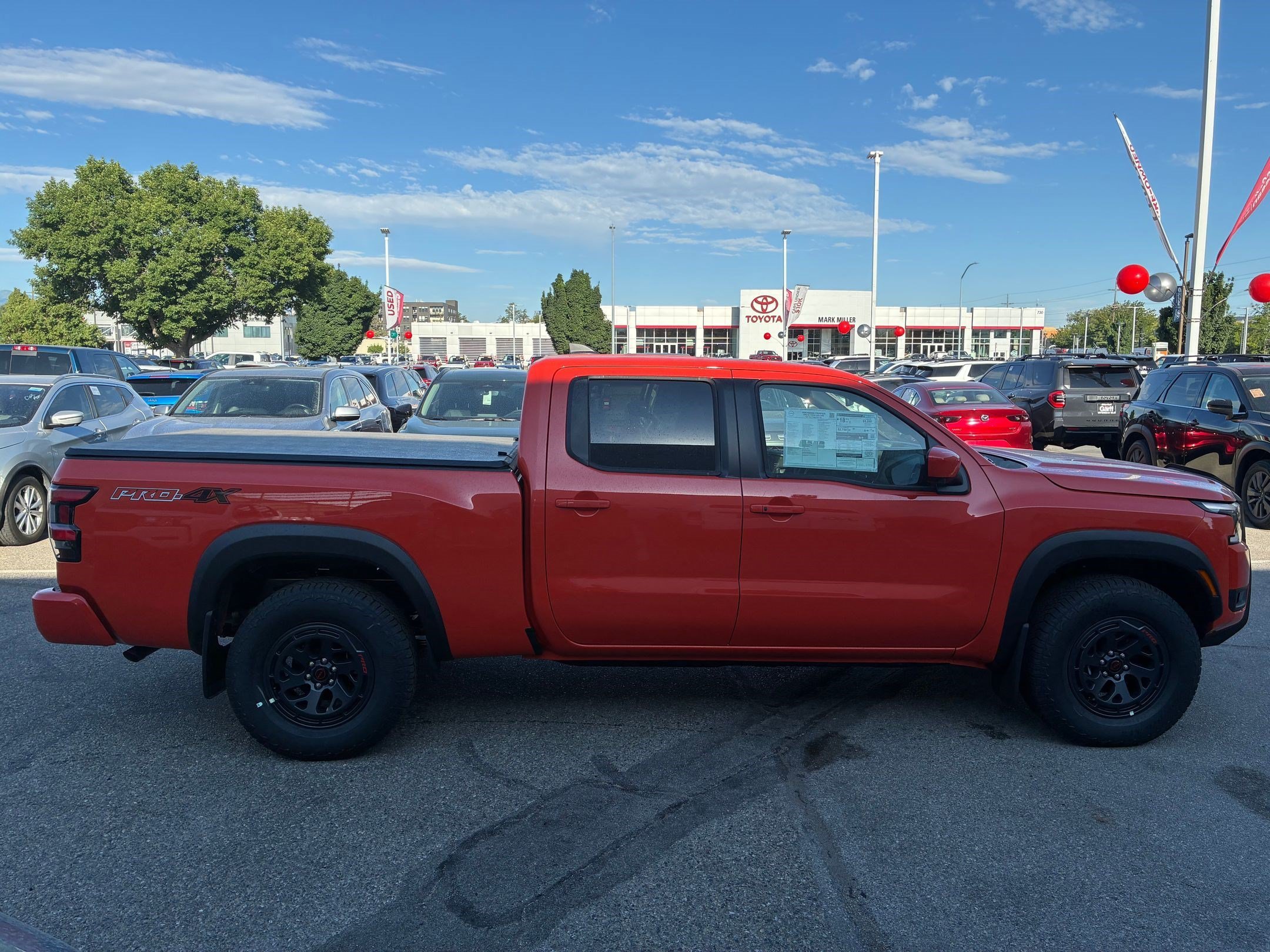 New 2026 Afterburn Orange Nissan Crew Cab PRO-4X® Long Bed image 2