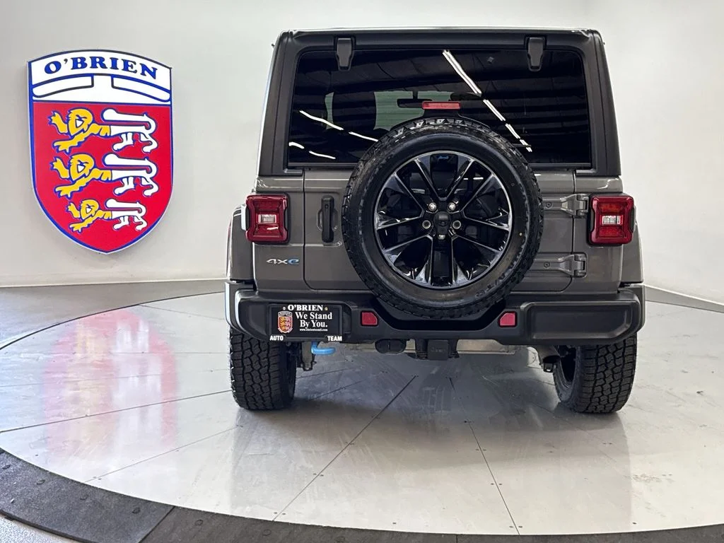 Used 2023 Gray Clearcoat Jeep Sahara 4xe image 11