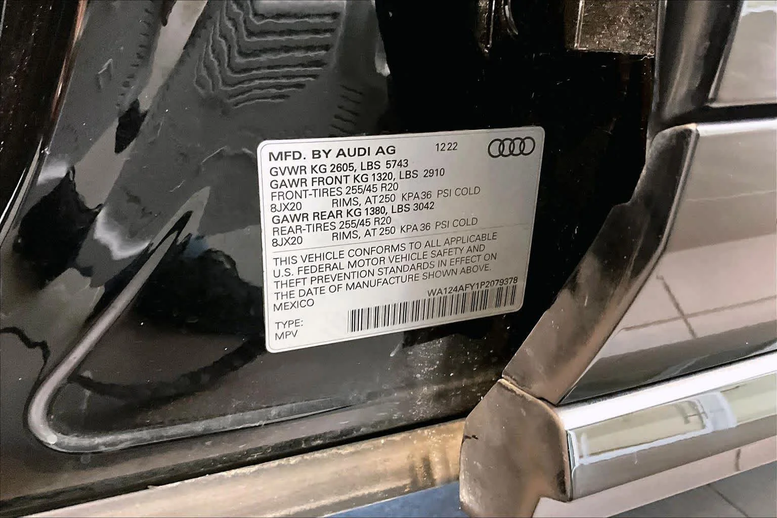 Used 2023 Mythos Black Metallic Audi Premium Plus image 64