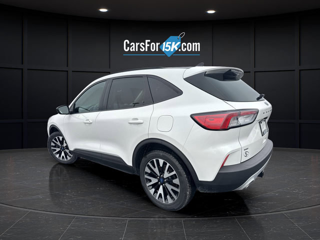 Used 2020 Star White Metallic Tri-Coat Ford SE Sport Hybrid image 5
