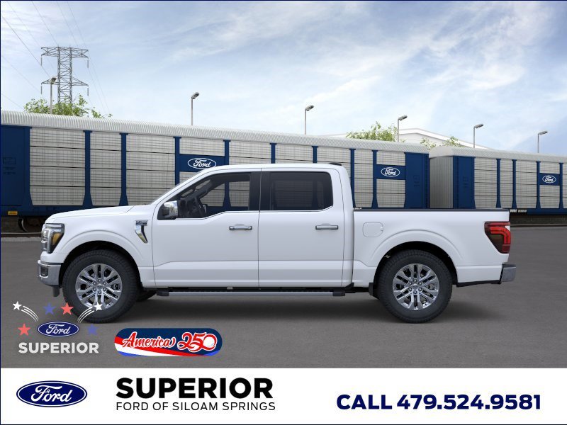 New 2026 Star White Metallic Tri-Coat Ford Lariat® image 3