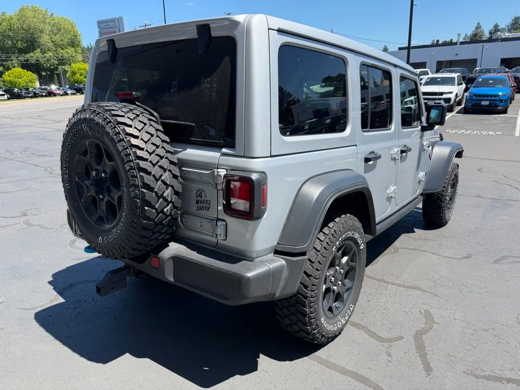 Used 2023 Silver Jeep Willys 4xe image 4