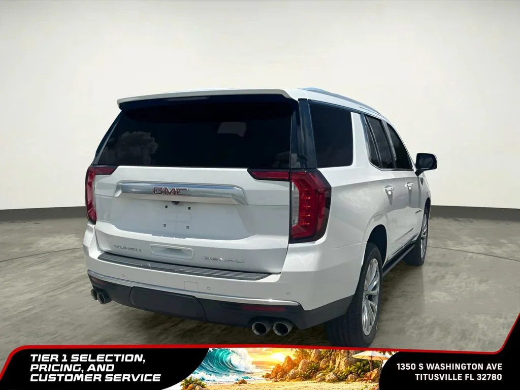 Used 2022 White Frost Tricoat GMC Denali image 9