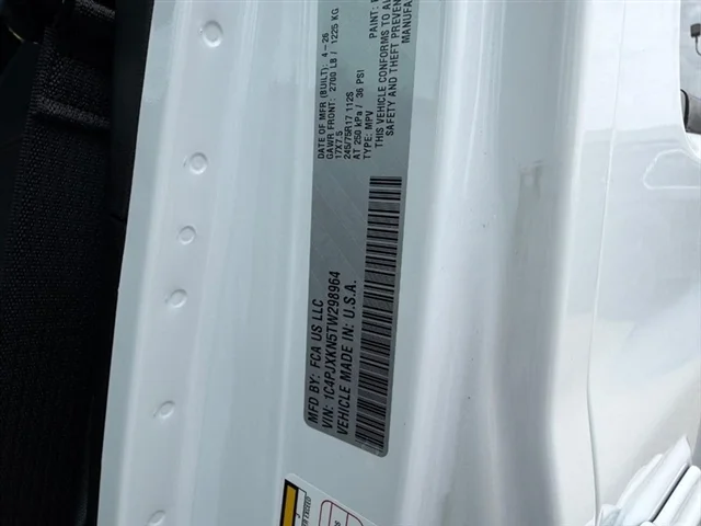 New 2026 Bright White Clearcoat Jeep Sport RHD image 21
