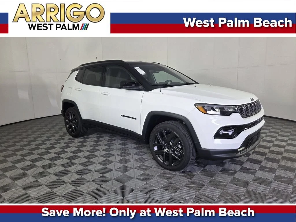 New 2026 Bright White Clear-Coat Exterior Paint Jeep Limited Altitude image 1