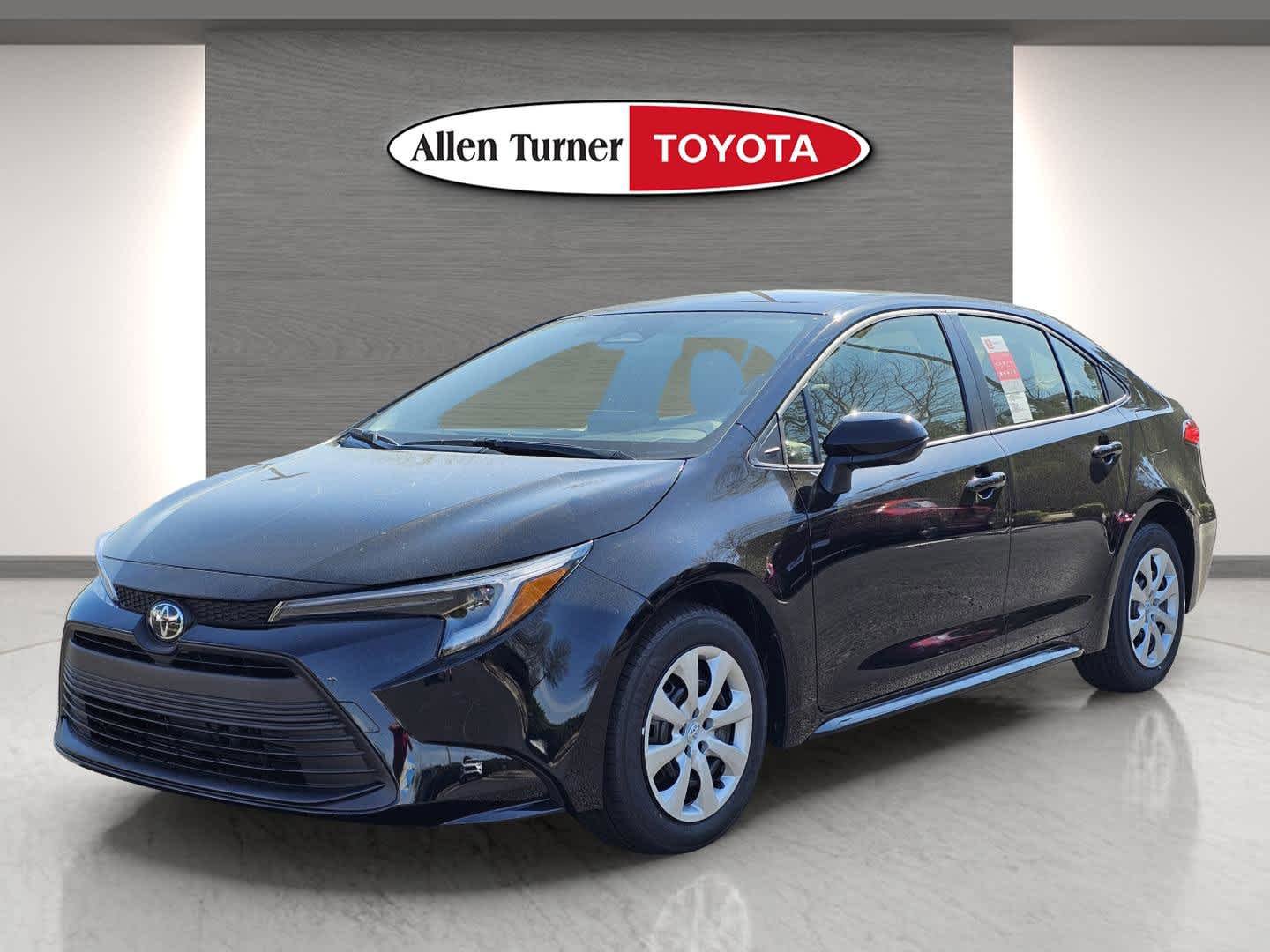 New 2026 Midnight Black Metallic Toyota Hybrid LE image 3