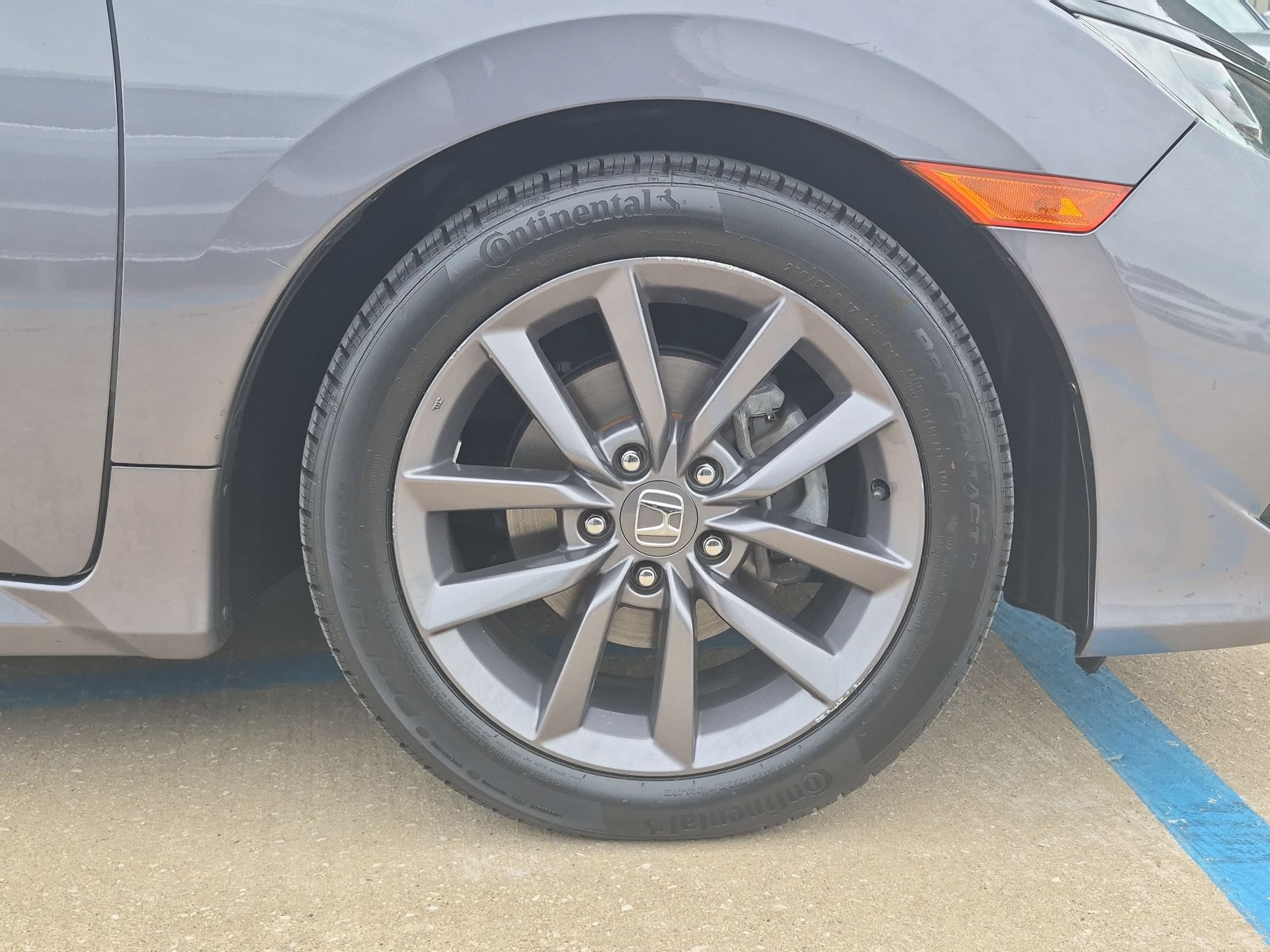 Certified Used 2021 Modern Steel Metallic Honda EX Sedan image 34