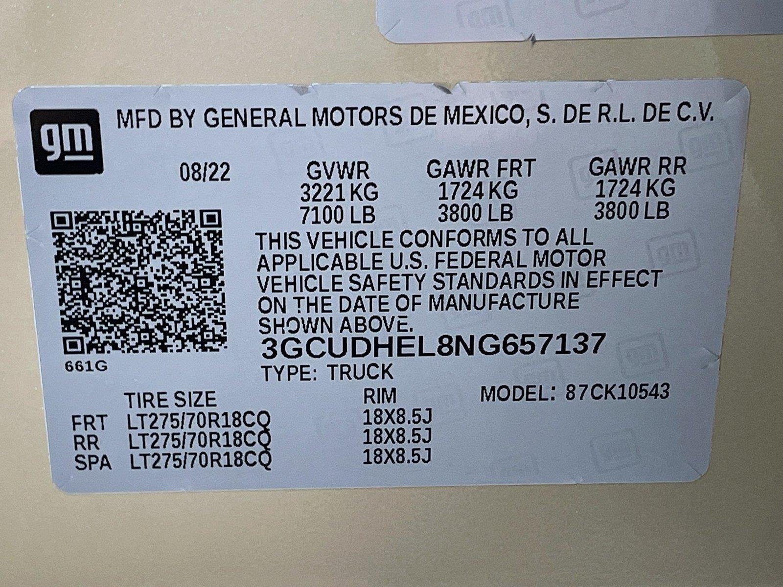 Used 2022 Sand Dune Metallic Chevrolet ZR2 image 35