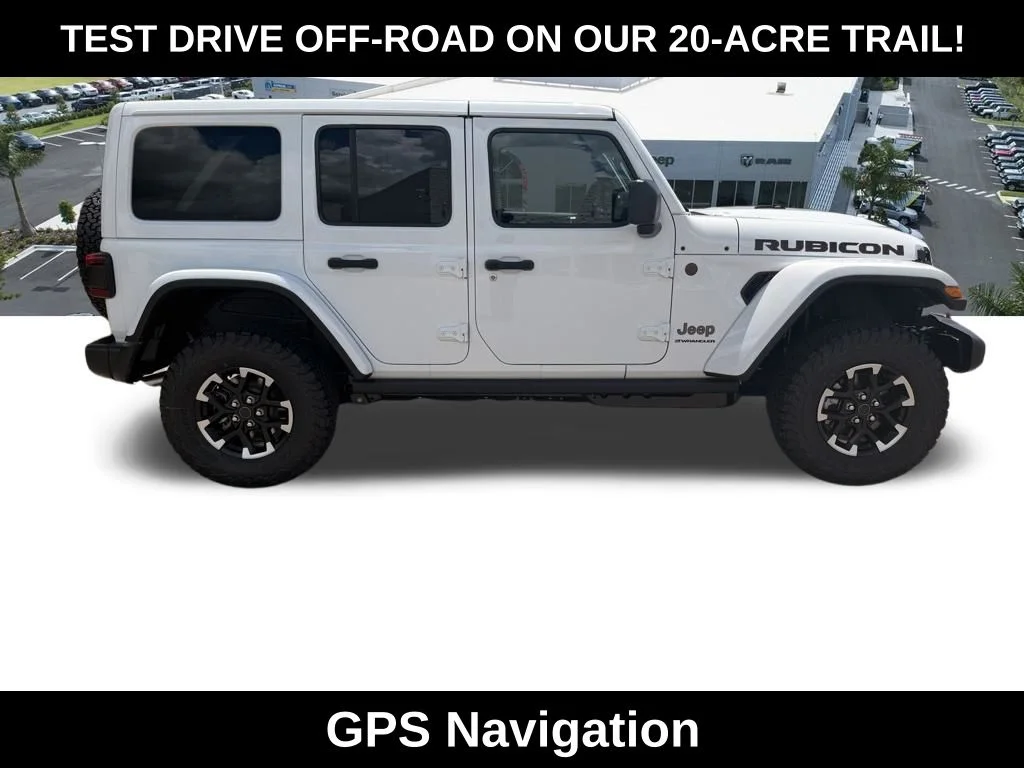 New 2026 Bright White Clear-Coat Exterior Paint Jeep Rubicon image 3