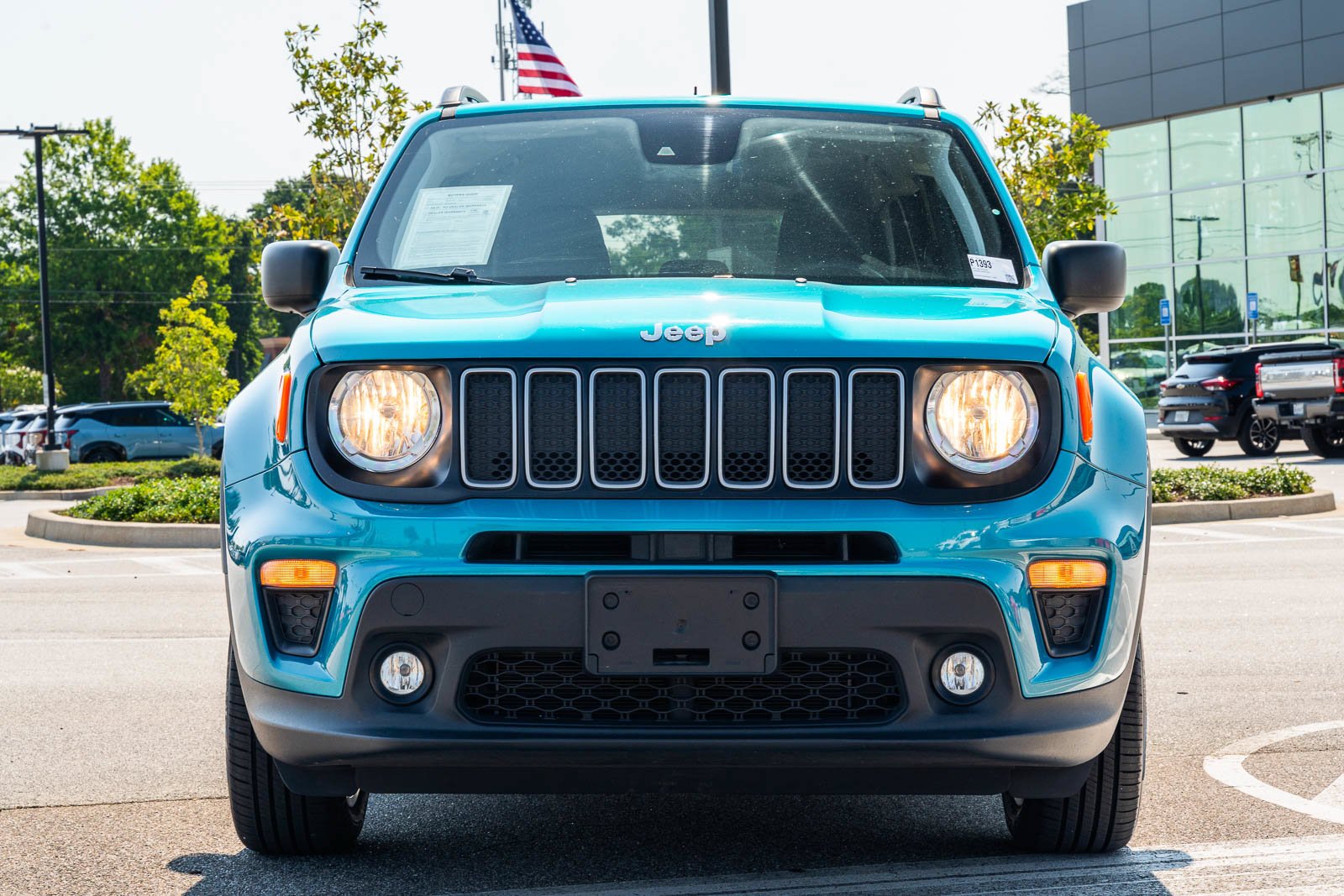 Used 2022 Teal Jeep Latitude image 1