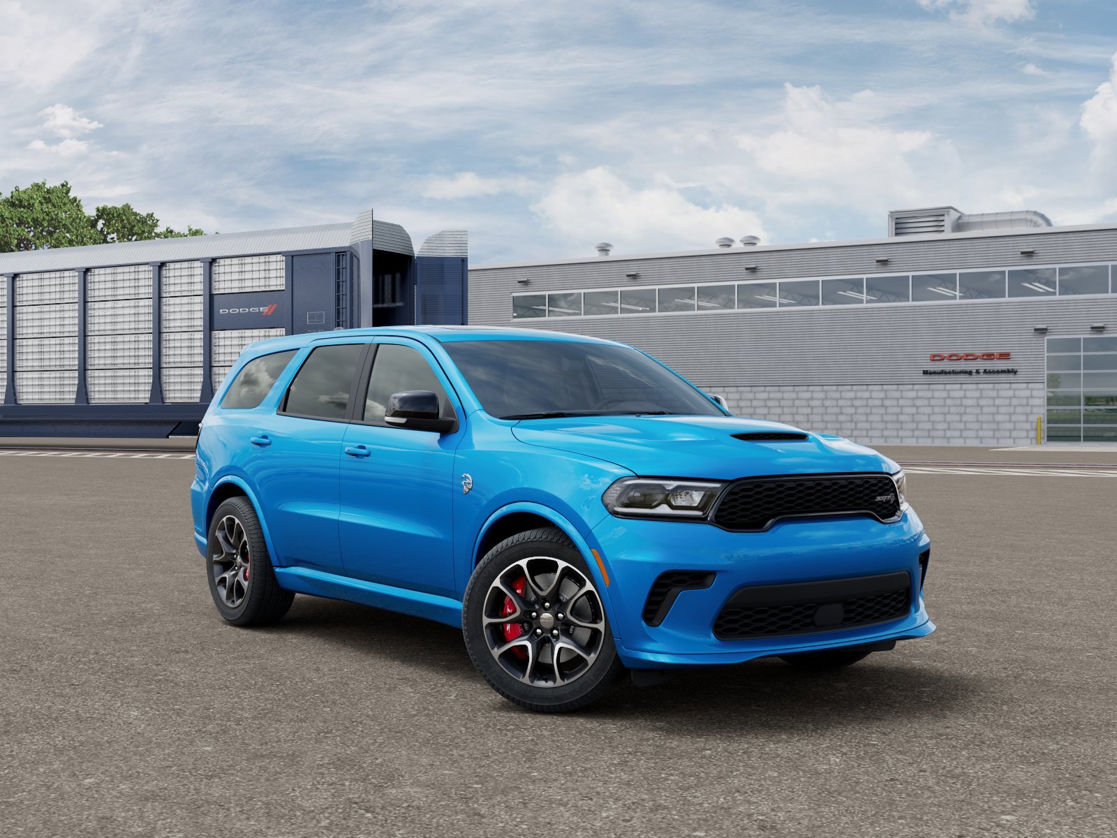 New 2026 B5 Blue Exterior Paint Dodge SRT Hellcat AWD image 12