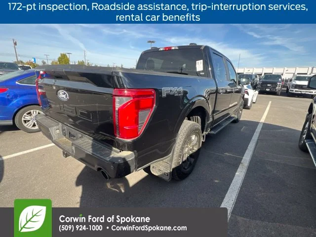 Used 2024 Agate Black Metallic Ford STX image 5