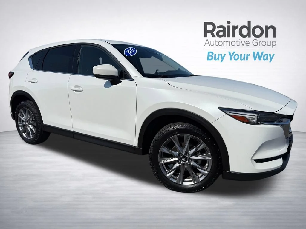 Used 2021 Snowflake White Pearl Mica Mazda Grand Touring image 1