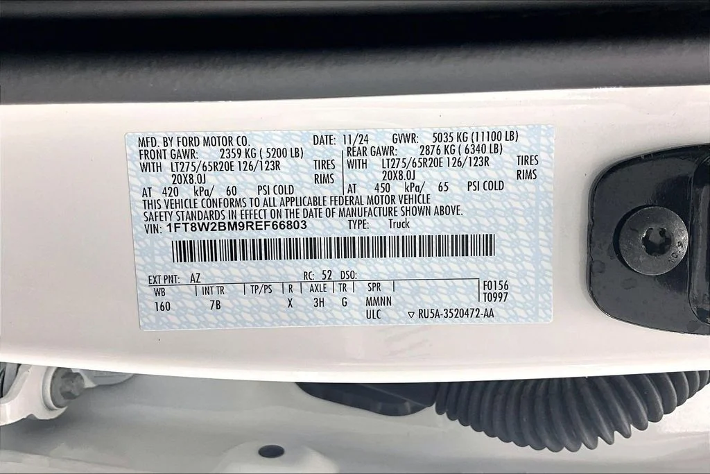 Certified Used 2024 White Metallic Ford Platinum image 36