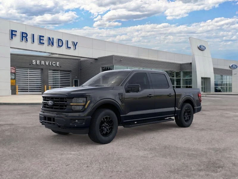 New 2026 Agate Black Metallic Ford XLT image 1