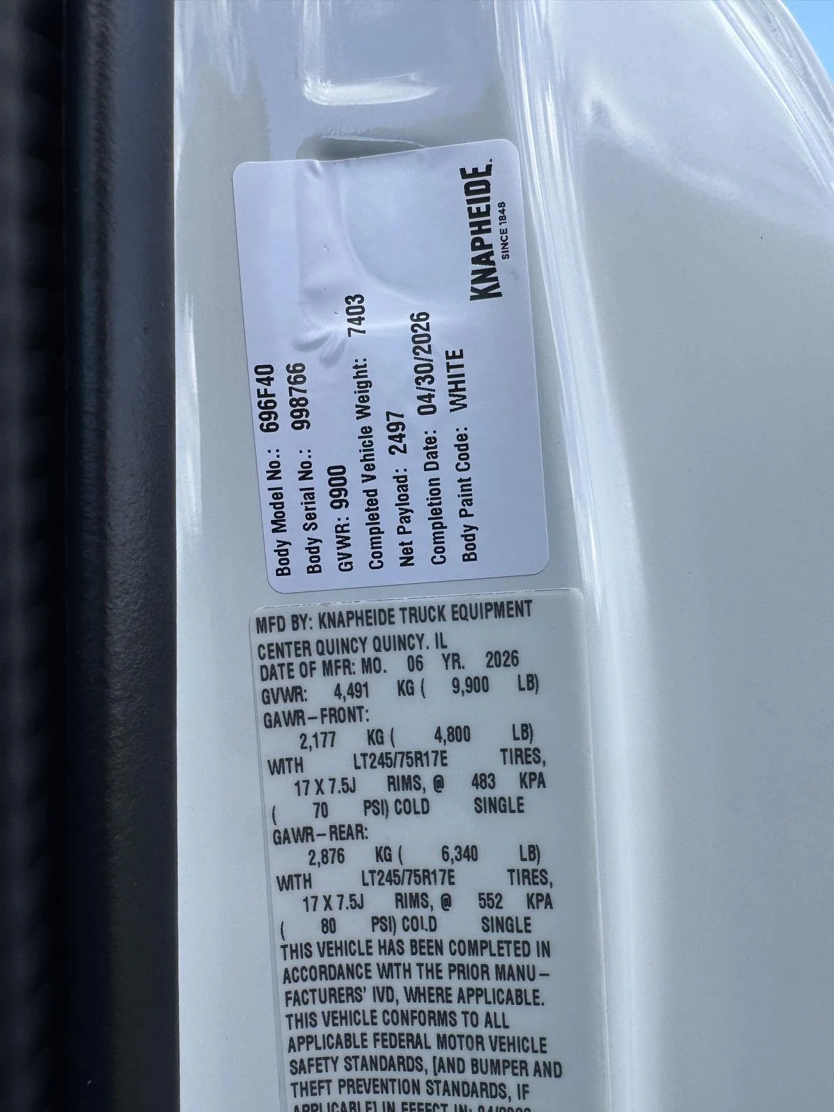 New 2026 Oxford White Ford XL image 16