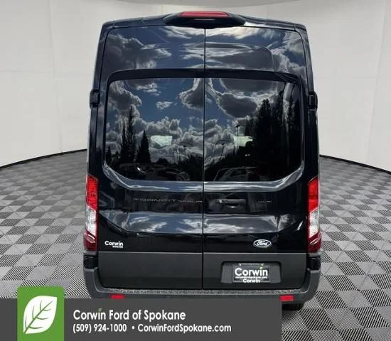 New 2026 Agate Black Metallic Ford Passenger Van XLT image 15