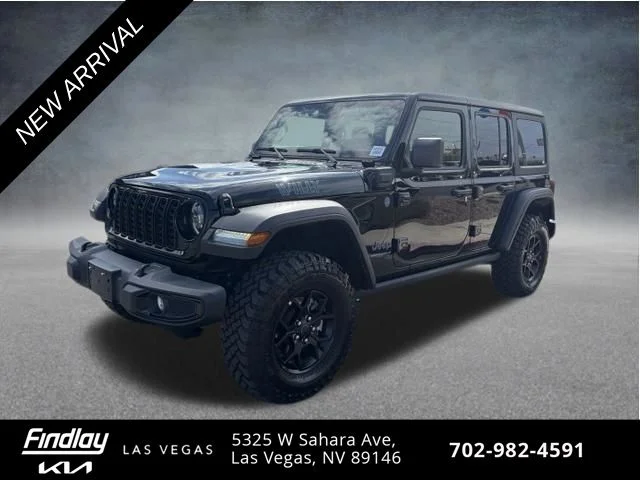 Used 2025 Black Jeep Willys 4xe image 1