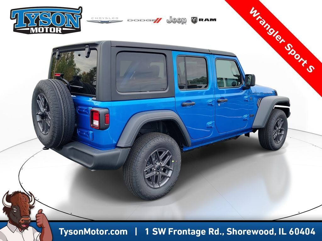 New 2026 Hydro Blue Pearl-Coat Exterior Paint Jeep Sport S image 4