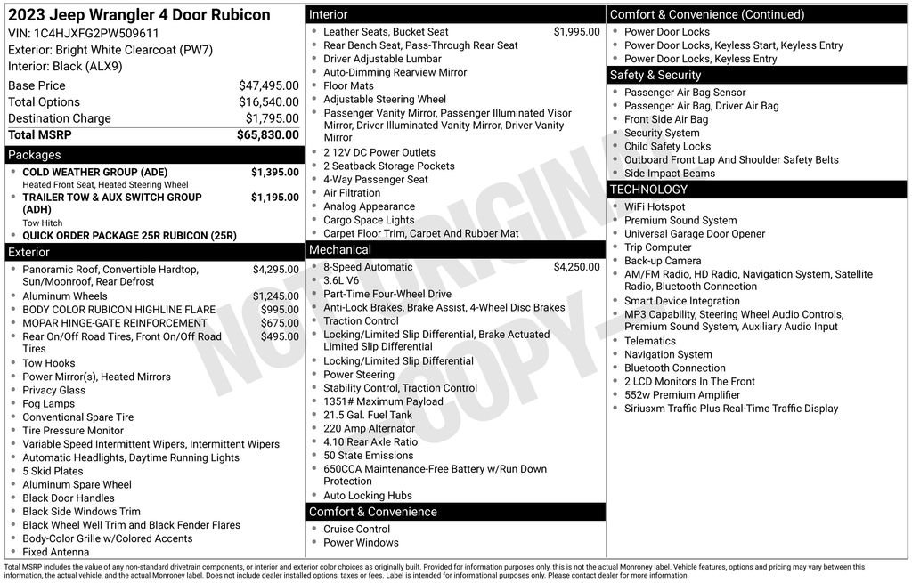 Used 2023 White Jeep Rubicon image 24