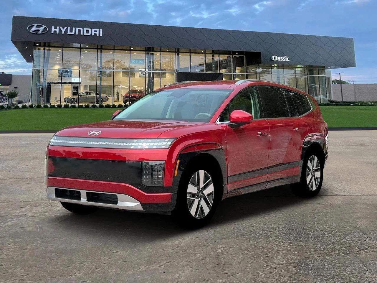 Ultimate Red Metallic 2026 Hyundai Ioniq 9 SEL AWD SUV / Crossover All-Wheel Drive 1-Speed Dual Clutch