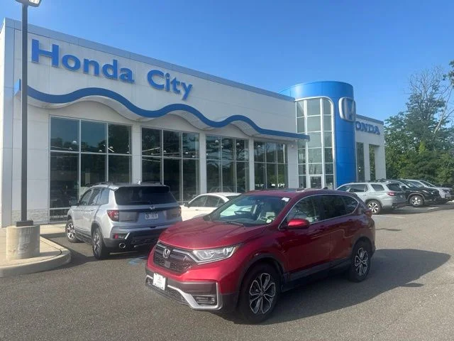 Certified Used 2021 Radiant Red Metallic Honda EX-L image 2
