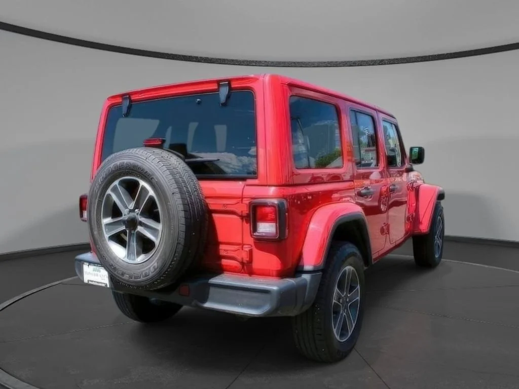 Used 2023 Firecracker Red Jeep Sahara image 6