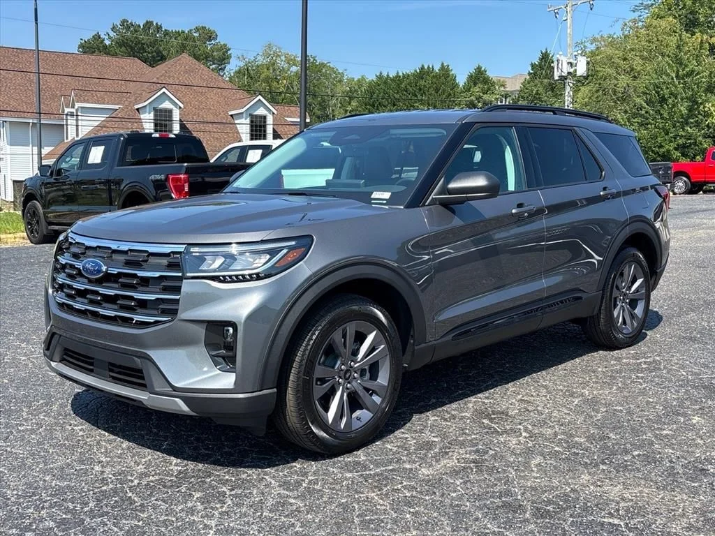 New 2026 Carbonized Gray Metallic Ford Active image 3