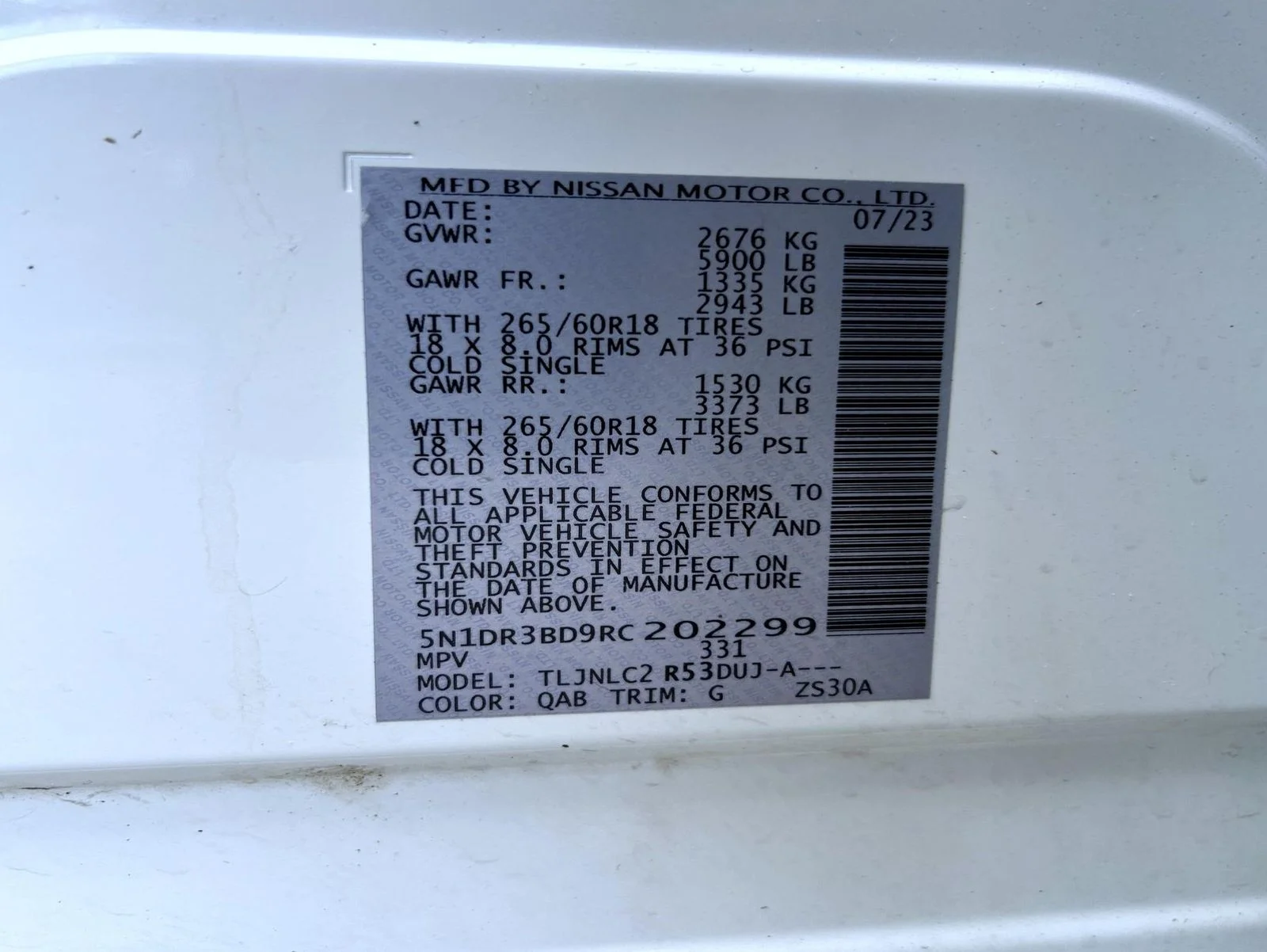 Certified Used 2024 White Nissan Rock Creek image 26