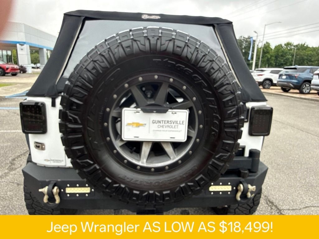 Used 2016 White Jeep Unlimited Sport image 13